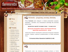 Tablet Screenshot of fermenta.pl